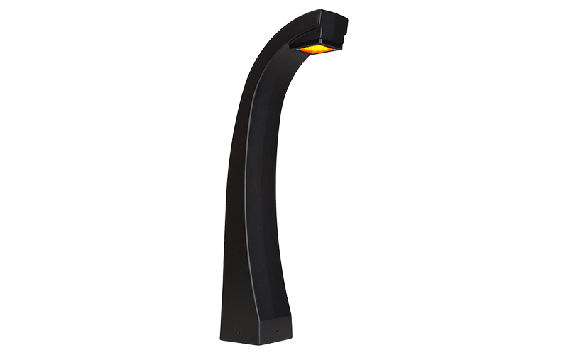 DuraGuard. B9Q DuraLED Amber Orca Bollard, Coastal Series.
