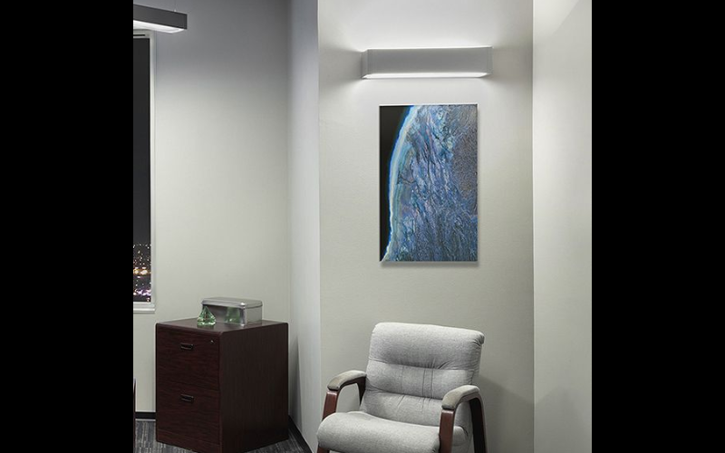 PAL Lighting. MLP5. Microlinea Wall Mount Indirect-Direct Series 5.